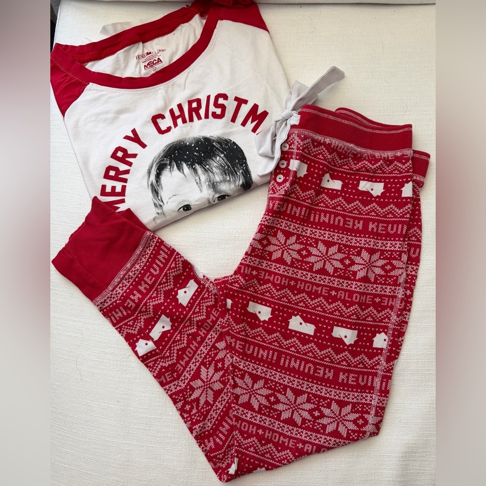 HOME ALONE Pjs Pajamas Women’s L Merry Christmas Ya Filthy Animal Baseball style